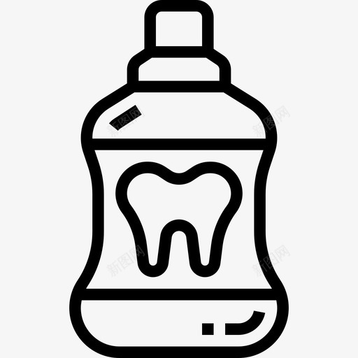 干净牙齿29线状图标svg_新图网 https://ixintu.com 干净 牙齿 线状
