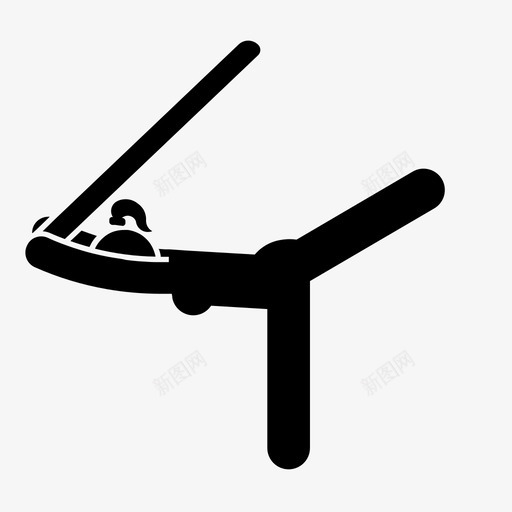 绳瑜伽体操运动图标svg_新图网 https://ixintu.com 体操 女人 瑜伽 运动