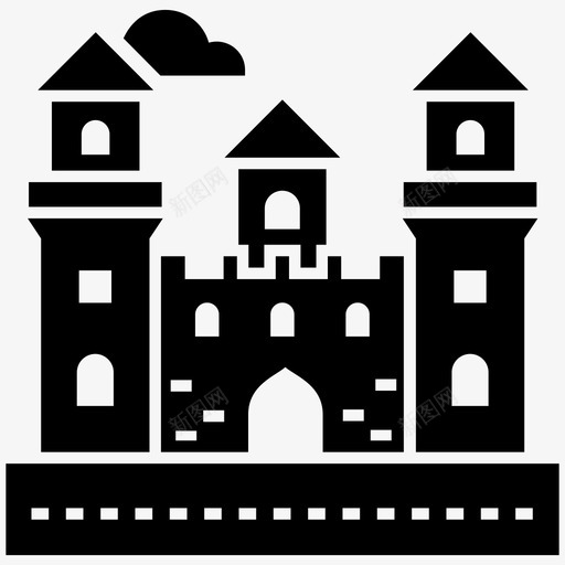 城堡塔伊斯坦布尔地标图标svg_新图网 https://ixintu.com 伊斯坦布尔 古堡 图标 地标 城堡塔 宫殿 旅游 雕文