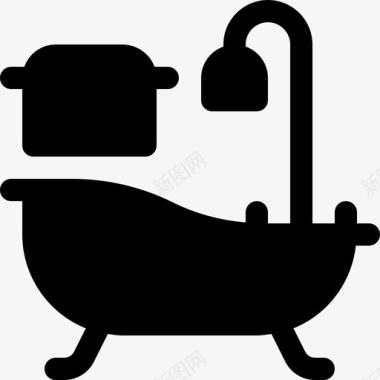 浴室浴室43充满水图标图标