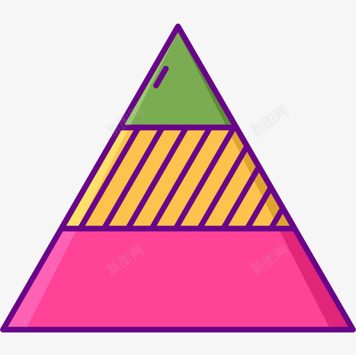 金字塔数据分析11线性颜色图标svg_新图网 https://ixintu.com 数据分析 线性 金字塔 颜色
