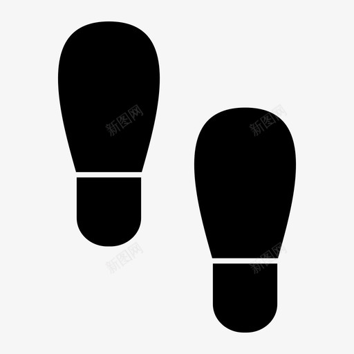 脚印鞋子基本的ui字形图标svg_新图网 https://ixintu.com ui 图标 基本 字形 脚印 鞋子