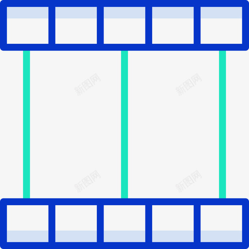 电影胶片65轮廓颜色图标svg_新图网 https://ixintu.com 电影 胶片 轮廓 颜色