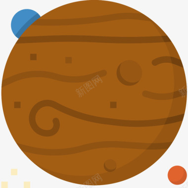 金星太空126平坦图标图标