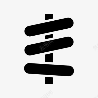 路标广告牌方向图标图标