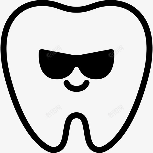 酷表情情绪图标svg_新图网 https://ixintu.com 情绪 感觉 牙齿 表情