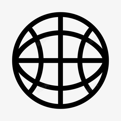 世界地球网格地理图标svg_新图网 https://ixintu.com 世界 全球 商业 国际 地球 地理 媒体 网格