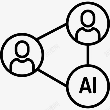 网络人工智能49大纲图标图标