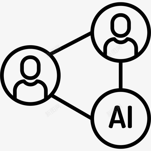 网络人工智能49大纲图标svg_新图网 https://ixintu.com 人工智能 大纲 网络