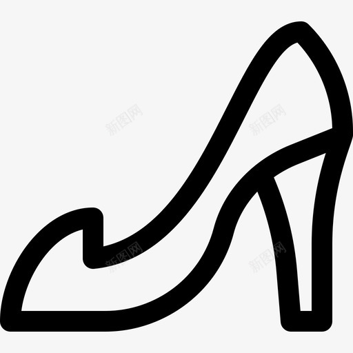 鞋母亲节23直线型图标svg_新图网 https://ixintu.com 母亲节 直线 线型
