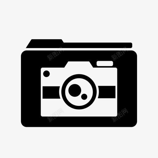 文件夹照相机档案文件图标svg_新图网 https://ixintu.com 文件 文件夹 档案 照片 照相机