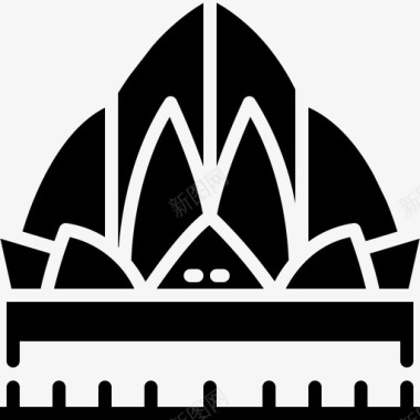 莲花寺印度54图标图标