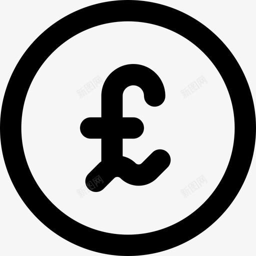 英镑英国8英镑直系图标svg_新图网 https://ixintu.com 直系 英国 英镑