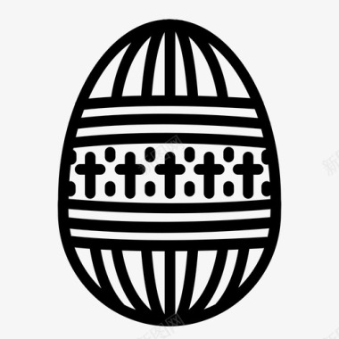 复活节彩蛋庆祝装饰图标图标