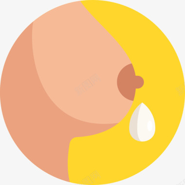 母乳喂养产妇14岁平坦图标图标