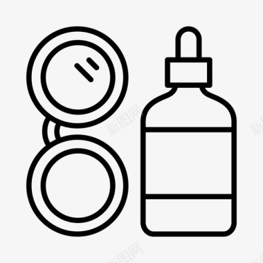 眼科护理老年护理保健图标图标