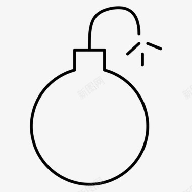 爆炸炸弹手榴弹图标图标