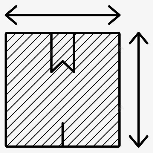 包装尺寸交货时间包裹尺寸图标svg_新图网 https://ixintu.com 交货 包装 包裹 尺寸 时间