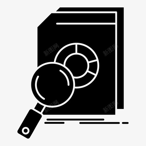 分析数据财务图标svg_新图网 https://ixintu.com 分析 创意 市场 广告宣传 数据 研究 财务 过程