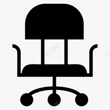 椅子坐椅等候椅图标图标