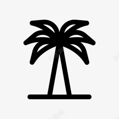 棕榈树夏季第二卷图标图标