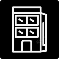 部门建筑建筑商业公司图标高清图片