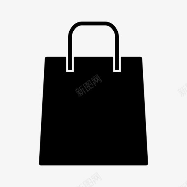 购物袋购物篮电子商务支付图标图标