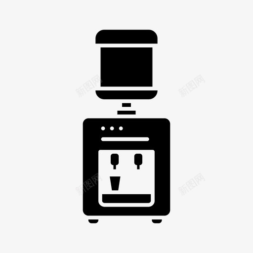 饮水机电器饮料图标svg_新图网 https://ixintu.com 家用电器 工具 电器 饮料 饮水机