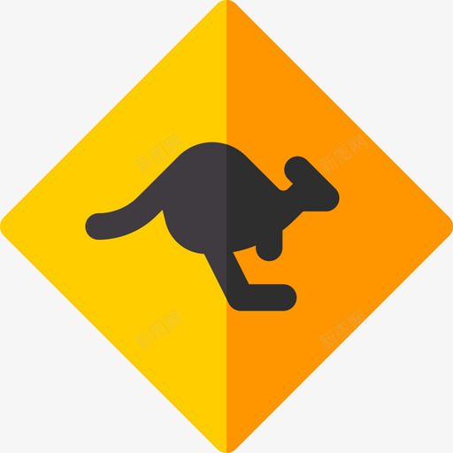 袋鼠澳大利亚24平坦图标svg_新图网 https://ixintu.com 平坦 澳大利亚 袋鼠