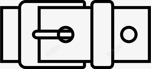 腰带配饰时尚图标svg_新图网 https://ixintu.com 时尚 男士 腰带 裤子 配饰