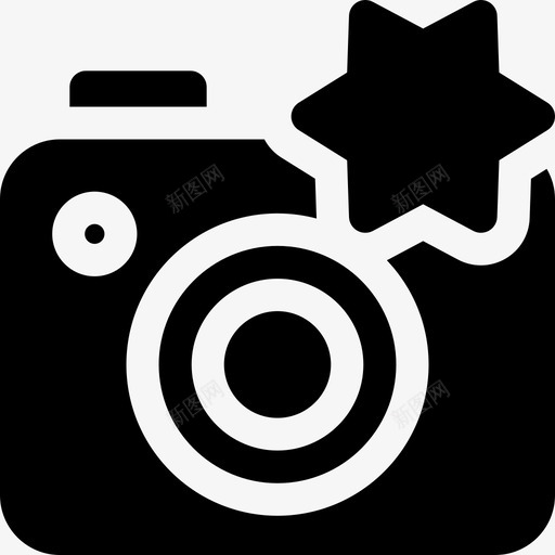 相机时尚15填充图标svg_新图网 https://ixintu.com 填充 时尚 相机