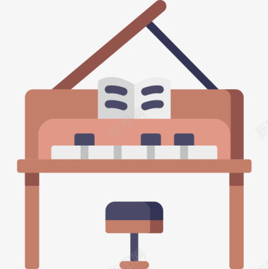 钢琴音乐多媒体2平板图标图标