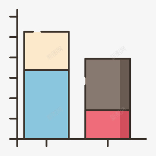 条形图信息图4线颜色图标svg_新图网 https://ixintu.com 信息 条形图 颜色