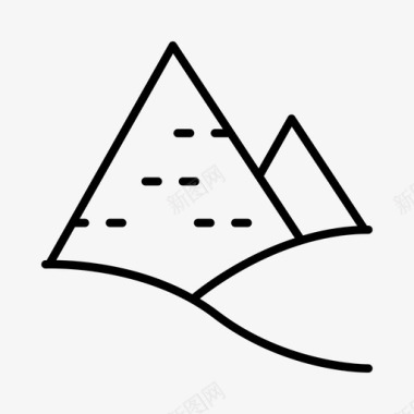 金字塔古代历史古代图标图标