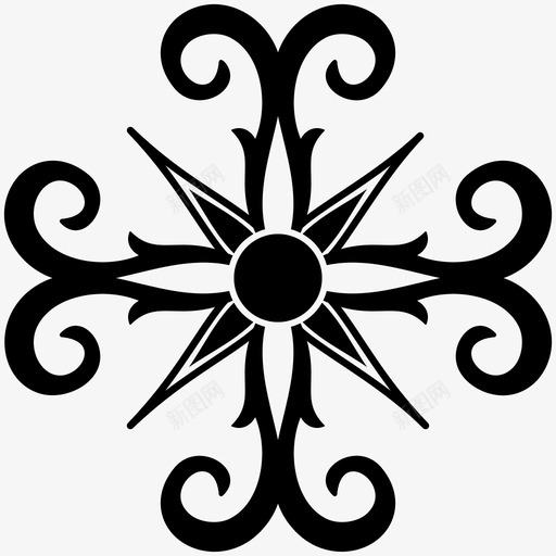 装饰图案边框经典元素图标svg_新图网 https://ixintu.com 不同 元素 刺绣 图案 经典 装饰 设计 边框 风格