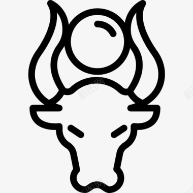 公牛神话25直系图标图标