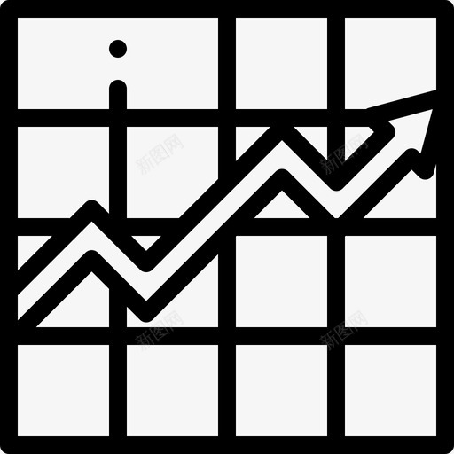 折线图分析38线性图标svg_新图网 https://ixintu.com 分析 折线 线图 线性