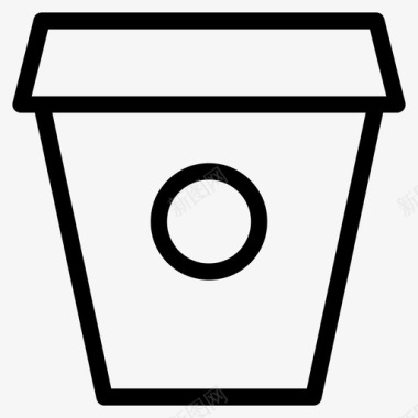 咖啡饮料玻璃杯图标图标