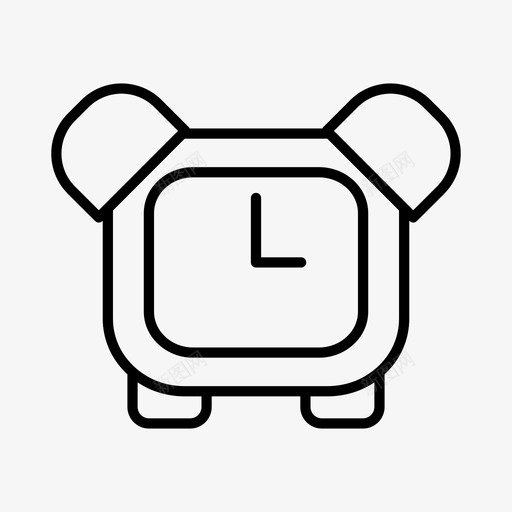 闹钟电器家用电器图标svg_新图网 https://ixintu.com 家用电器 工具 电器 闹钟