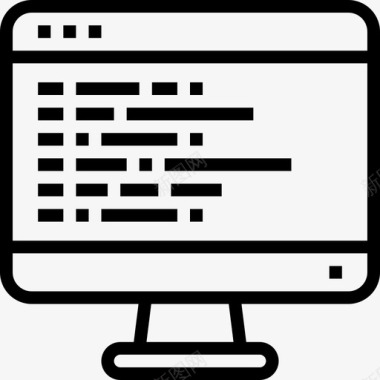 编码网站和windows界面2线性图标图标