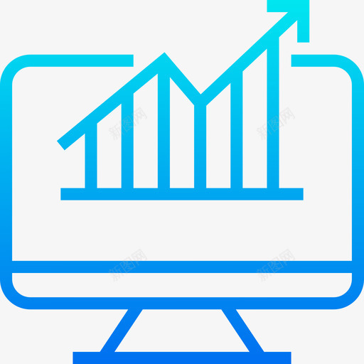 条形图财务15梯度图标svg_新图网 https://ixintu.com 条形图 梯度 财务