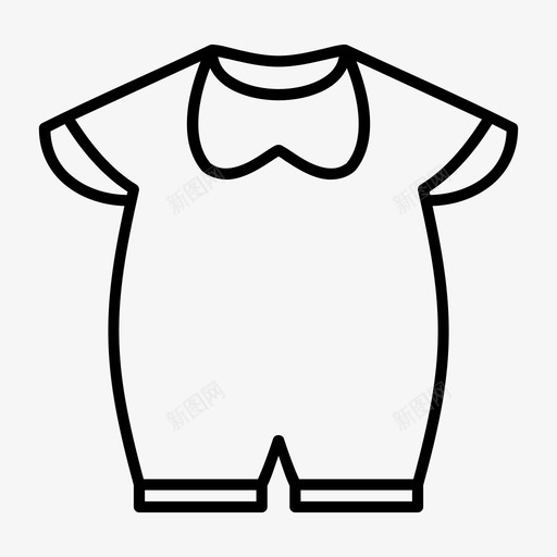 婴儿服装服装时尚图标svg_新图网 https://ixintu.com 婴儿 时尚 服装 衣服 裤子