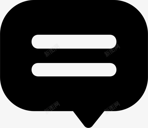 聊天留言语音泡泡图标svg_新图网 https://ixintu.com 泡泡 留言 聊天 语音
