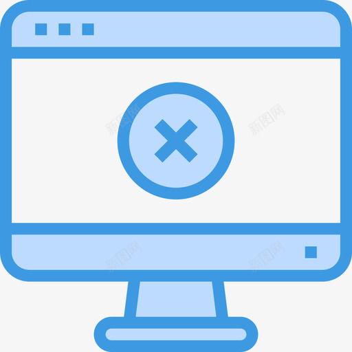 网页网站和windows界面蓝色图标svg_新图网 https://ixintu.com windows 界面 网站 网页 蓝色