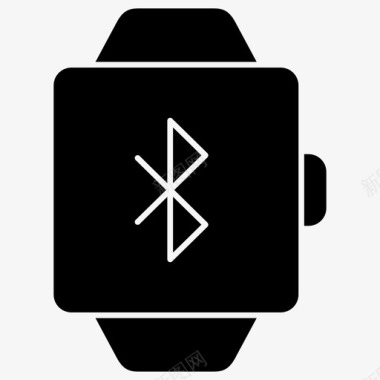 智能手表蓝牙无线智能手表字形图标图标