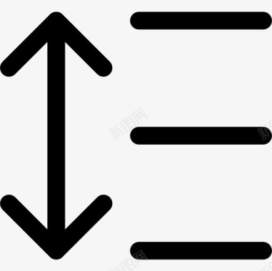 文本对齐方式和第7段直线图标图标