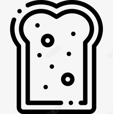 面包野餐52直系图标图标