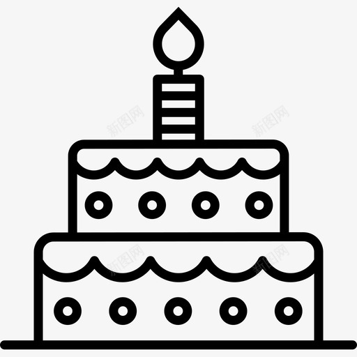 庆祝聚会和庆祝22大纲图标svg_新图网 https://ixintu.com 大纲 庆祝 聚会