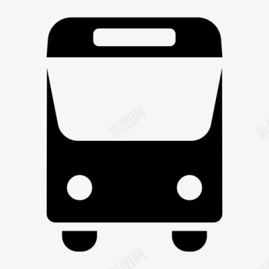 巴士巴士站公共交通图标图标