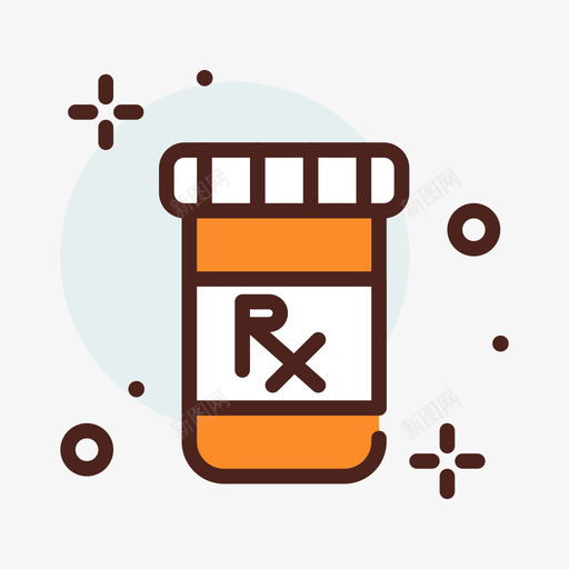 药物药物7线性颜色图标svg_新图网 https://ixintu.com 线性 药物 颜色